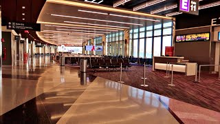 Terminal E Walkthrough  Boston Logan International Airport [upl. by Lilias]