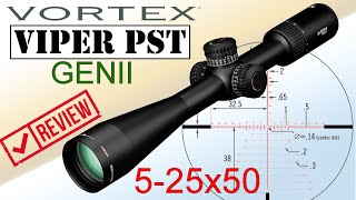 Vortex VIPER PST GEN II 525X50 FFP review [upl. by Shina]