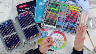 Inktense Pencils vs Inktense Blocks  How To [upl. by Abraham]