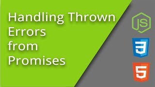 Error Handling in Promises [upl. by Eimaraj]