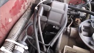 How To Replace A Distributor Cap and Rotor Dodge Dakota [upl. by Nicolas]