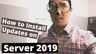 How to install updates on server 2019 [upl. by Ysteb]