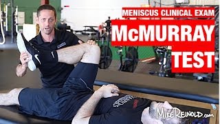 McMurray Special Test for Meniscus Tear  Knee Clinical Examination [upl. by Ikciv]