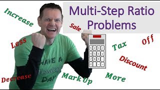 MultiStep Ratio Problems Simplifying Math [upl. by Asyar40]