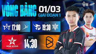 1S vs BOX  TDT vs BSS  FPT vs SPN  GĐ1  ABBEN ENERGY ĐTDV MÙA XUÂN 2025  0103 [upl. by Nalehp]