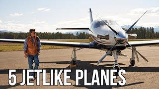 5 Turbine Powered Planes That Fly At Jet Speed [upl. by Nonohcle]