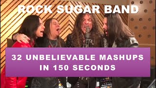 32 UNBELIEVABLE PopMetal Mashups In 150 Seconds [upl. by Nysa]