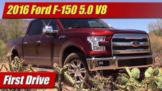 2016 Ford F150 50 V8 First Drive [upl. by Ennairam]