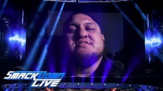 Samoa Joe invades AJ Styles home SmackDown LIVE Sept 25 2018 [upl. by Ahsenev]