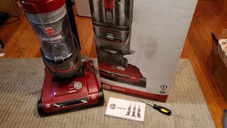 Hoover Elite Rewind Bagless Upright Vacuum Unboxing and Assembly Tutorial [upl. by Rasmussen52]