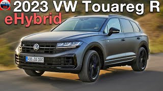 All NEW 2023 VW Touareg R eHybrid  Overview REVIEW [upl. by Ola]