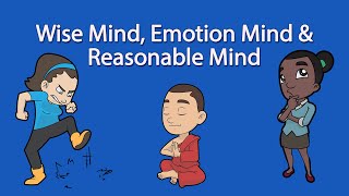 DBT Skills Wise Mind Emotional Mind amp Reasonable Mind [upl. by Gnav]