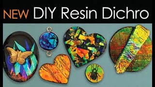 Resin Dichro Jewelry Tutorial  littlewindowscom [upl. by Sivatco]