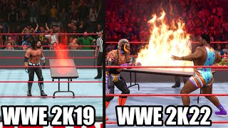 13 Things WWE 2K22 Does Better Than WWE 2K19 [upl. by Retswerb]