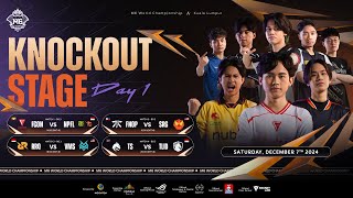 🔴 LIVE  MLBB M6 World Championship  Knockout Stage Day 1 [upl. by Oballa]