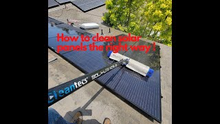 How To Clean Your Solar Panels The Right Way [upl. by Furtek467]