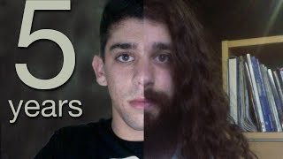 Five Years Time Lapse half a decade of hair growth [upl. by Warfold]