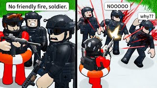 I start INSANE Roblox Army TRAINING Fort Martin Spacecom [upl. by Schwing]