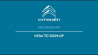 MyCitroën app How to Activate [upl. by Namilus]