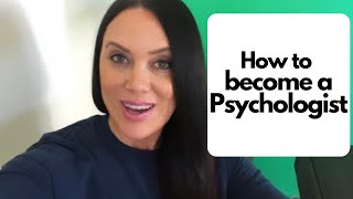 How to become a Psychologist Psychologist Explains How to become a Therapist [upl. by Nigel]