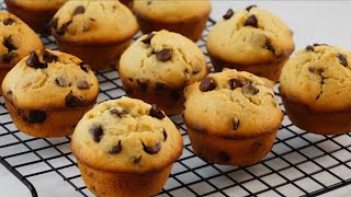 Chocolate Chip Muffin Easy Recipe [upl. by Pretrice22]