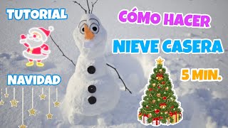 Tutorial NIEVE CASERA fácil en 5 MINUTOS  ISINAPIOLINA [upl. by Maryn]