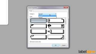 PTouch Editor How To Add Frames [upl. by Anaidirib]