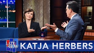 Katja Herbers Once Accidentally Stabbed A Fellow Improviser [upl. by Nevin]