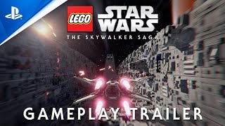 LEGO Star Wars The Skywalker Saga – Gameplay Reveal  PS4 [upl. by Ancelin]