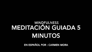 MEDITACION GUIADA 5 MIN MINDFULNESS ESPAÑOL [upl. by Nomrej283]