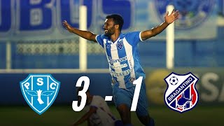 Paysandu 3 x 1 Bragantino  Melhores Momentos  Campeonato Paraense [upl. by Ecinreb]