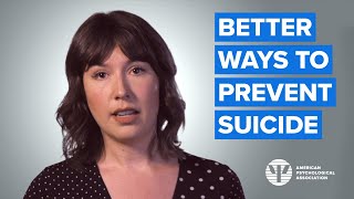 Better Ways to Prevent Suicide [upl. by Eidda]