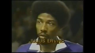 Julius Erving  1977 NBA AllStar MVP Highlights Showtime [upl. by Tavie]