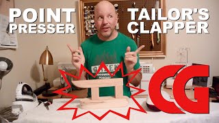 Making a Tailors ClapperPoint Presser  Woodworking [upl. by Drahser]