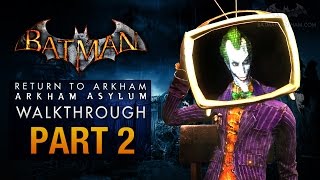 Batman Return to Arkham Asylum Walkthrough  Part 2  Arkham Island [upl. by Dutch571]