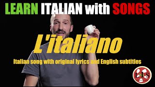 Italian Song quotLitalianoquot with lyrics English translation and explanations [upl. by Jona]