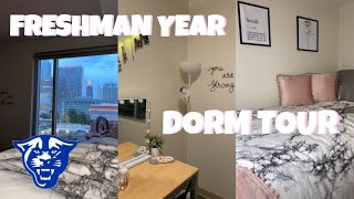 FRESHMAN YEAR DORM TOUR  Georgia State University piedmont central [upl. by Anilec]