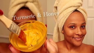 DIY Turmeric Face Mask for Hyperpigmentation amp Acne Scars ✨ [upl. by Llywellyn]