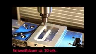 Rührreibschweißen Friction Stir Welding eines KühlkörperMusters  RRS Schilling [upl. by Valenta738]