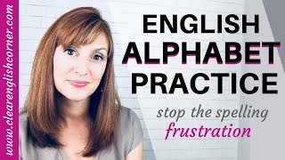 How to Say English Letters American English Alphabet Pronunciation [upl. by Robertson]