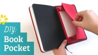 DIY Book Pocket  Sea Lemon [upl. by Niawd14]