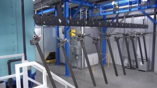 Powder Coating System  Fully Automated and Custom [upl. by Tawsha]