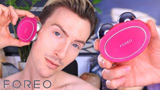 FOREO BEAR Review Microcurrent Facial Treatment  SKINCARE [upl. by Betz]