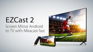 Wireless screen mirroring Android to TV with Miracast [upl. by Enyal]