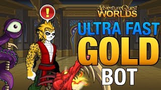 ULTRA FAST GOLD BOT  5000000 GOLD IN 1 HOUR  AQW BOTS [upl. by Aiz]