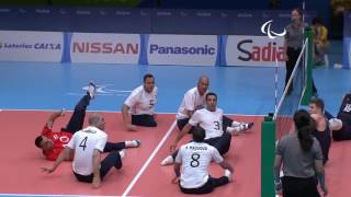 Day 6 evening  Sitting Volleyball highlights  Rio 2016 Paralympic Games [upl. by Sirama]