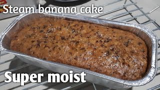 STEAMED BANANA CAKE  BANANA CAKE RECIPE  BANANA MOIST CAKE  HOMEMADE  REGILYN CHANNEL [upl. by Ontina]