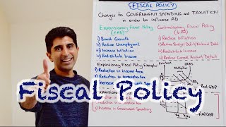 Y1 30 Fiscal Policy  Government Spending and Taxation [upl. by Erdnaek224]