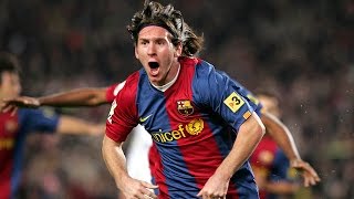 Lionel Messi first Hattrick ● FC Barcelona vs Real Madrid ● 10307 [upl. by Sul]