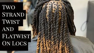 Loc Two Strand Twist and flattwist [upl. by Humberto763]